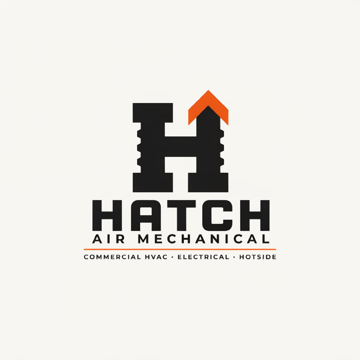 Logo Design by LPMG for Hatch Air Mechanical | Design #37559077