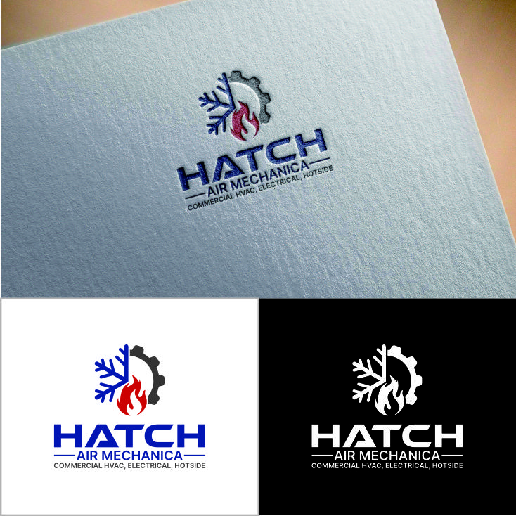 Logo Design by blu_design for Hatch Air Mechanical | Design #37552501