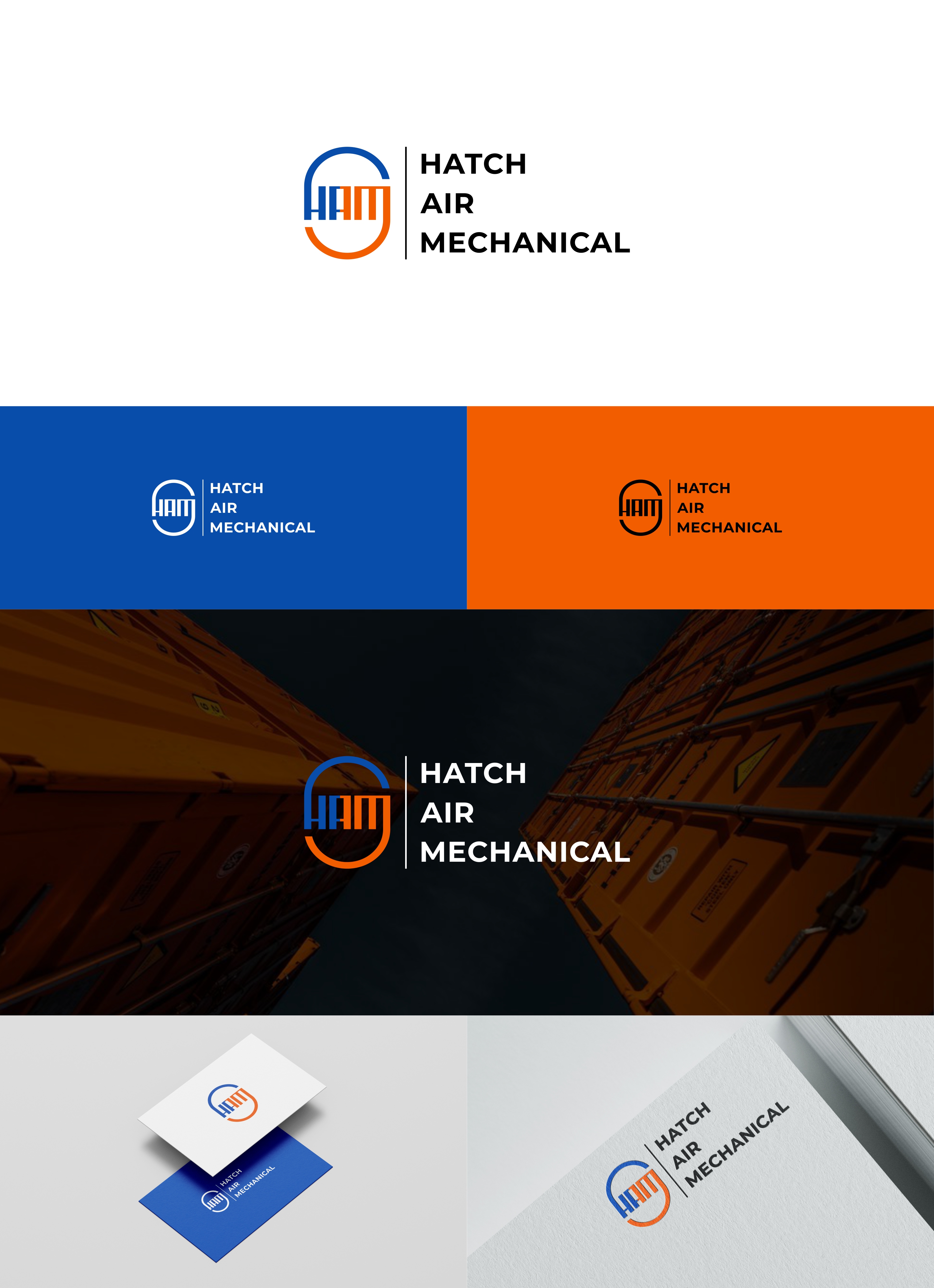 Logo Design by creative dome for Hatch Air Mechanical | Design #37654617