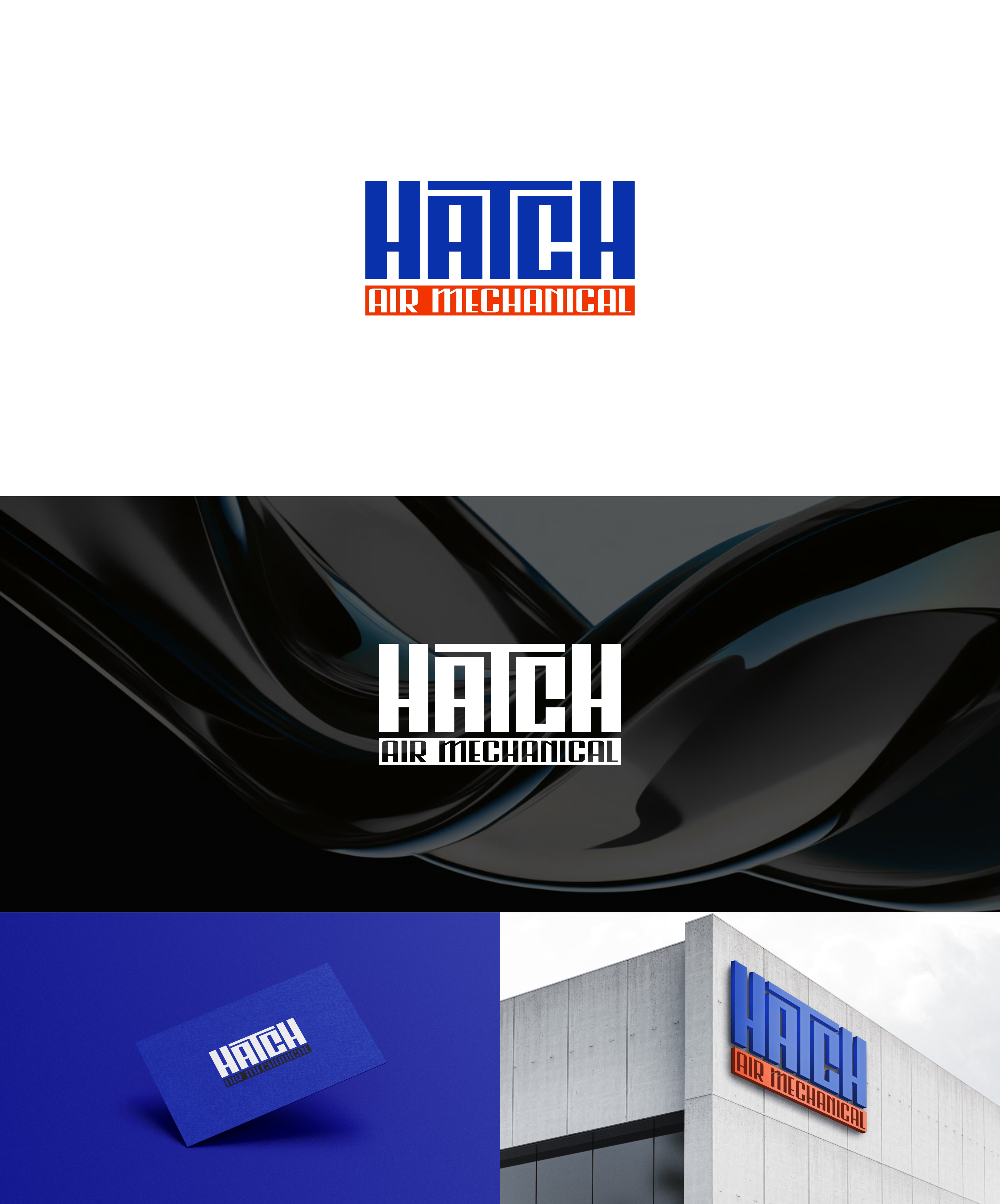 Logo Design by creative dome for Hatch Air Mechanical | Design #37657022