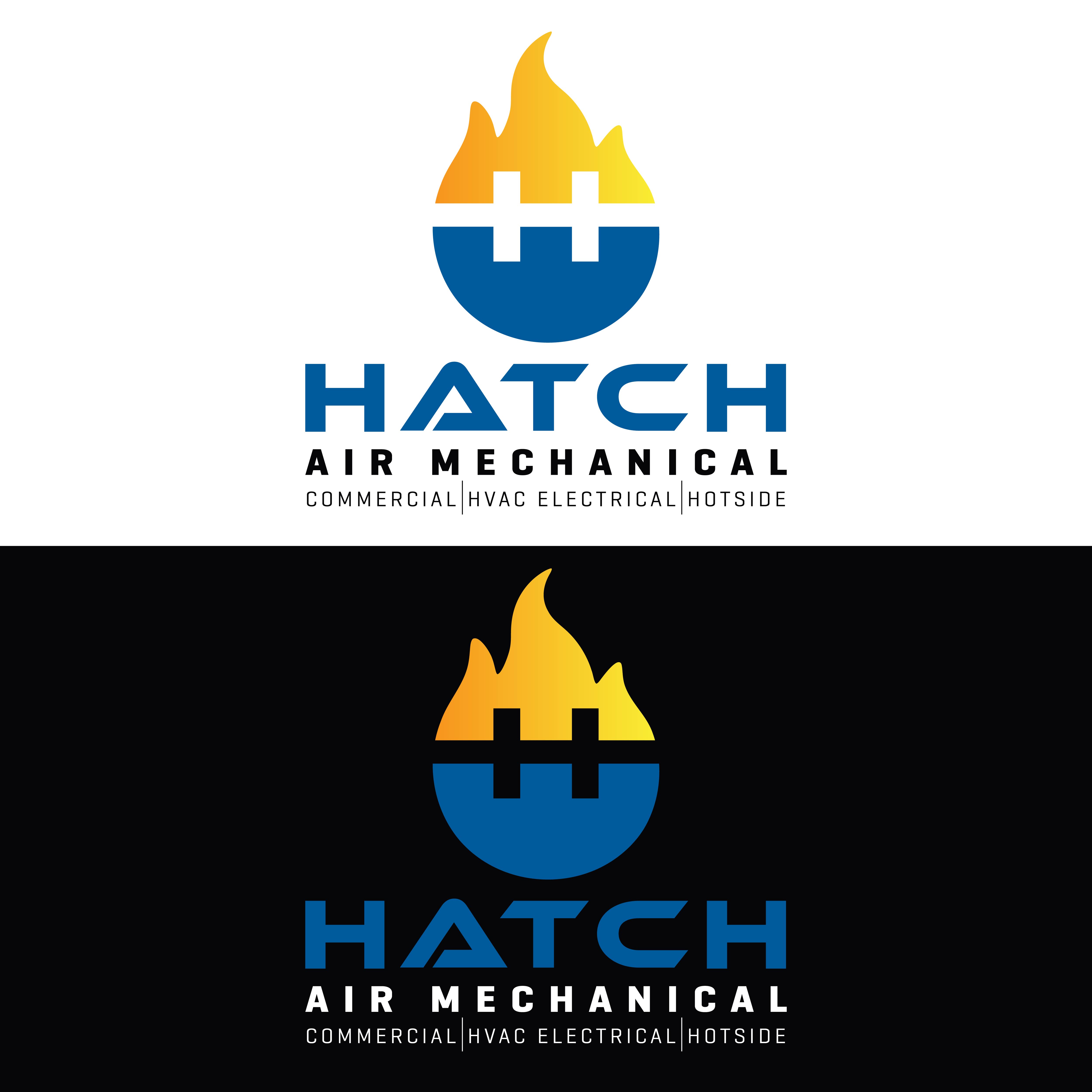 Logo Design by Fortune Howard Designs for Hatch Air Mechanical | Design #37565072