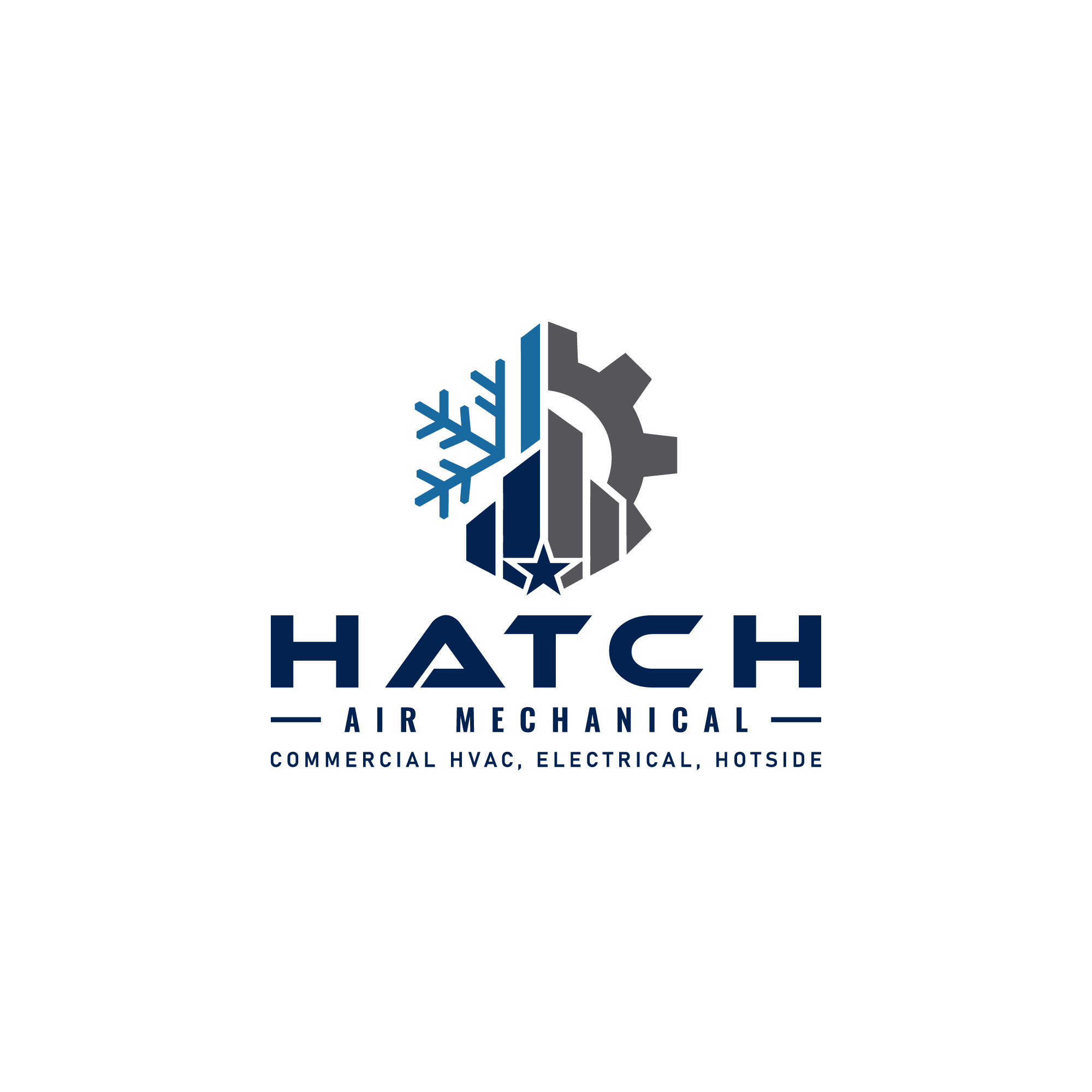 Logo Design by Md Hasin Israk for Hatch Air Mechanical | Design #37570617