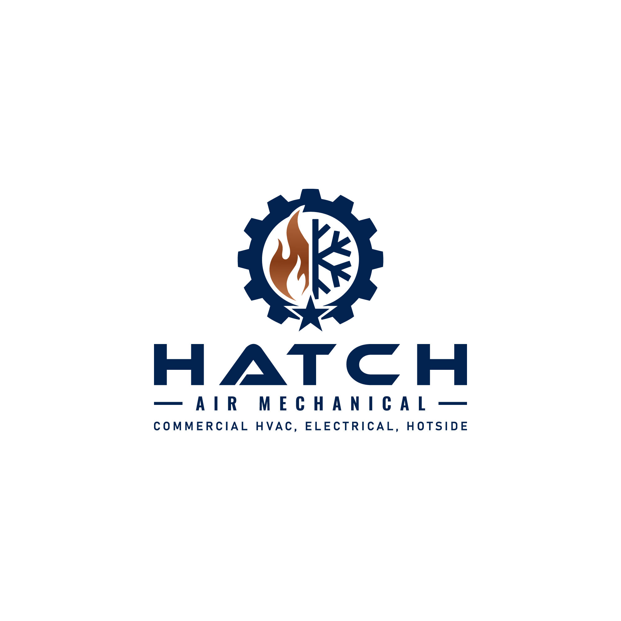 Logo Design by Md Hasin Israk for Hatch Air Mechanical | Design #37570625