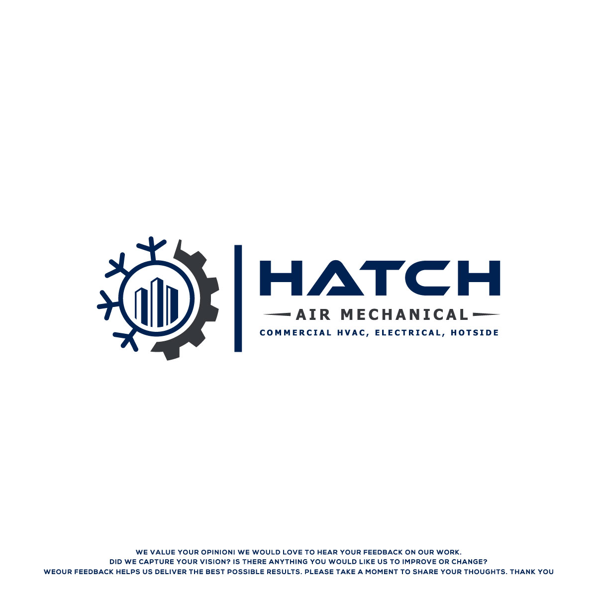 Logo Design by Logo Care. for Hatch Air Mechanical | Design #37555428
