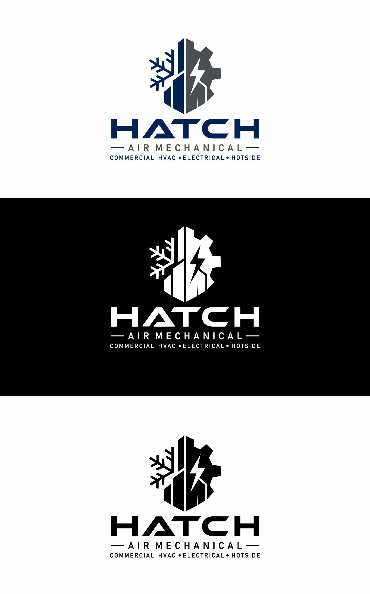 Logo Design by LordRam for Hatch Air Mechanical | Design #37560807