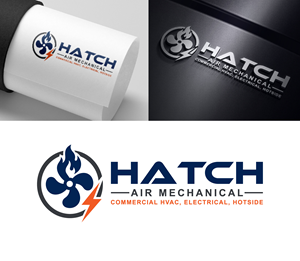 Logo Design by Raul Jimenez for Hatch Air Mechanical | Design: #37554966