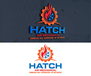 Logo Design by Raul Jimenez for Hatch Air Mechanical | Design: #37669264