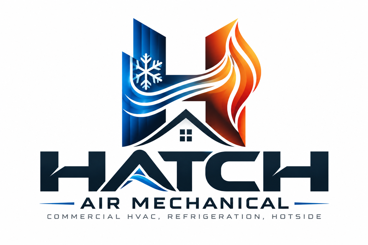 Logo Design by Sharmin Akter Shibli for Hatch Air Mechanical | Design #37663412