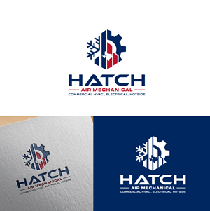 Logo Design by @Dh24 for Hatch Air Mechanical | Design: #37552586