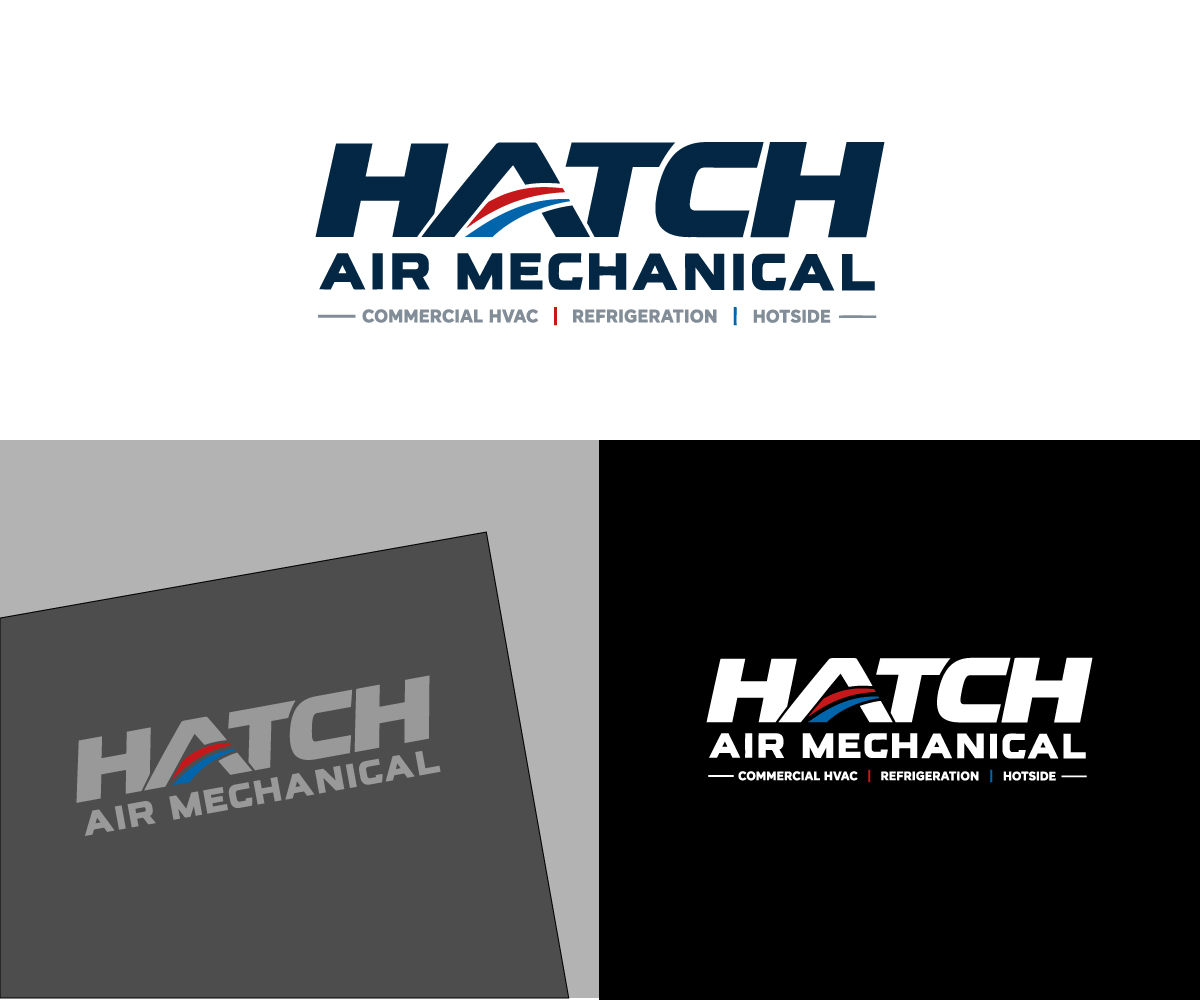 Logo Design by Ms.18 for Hatch Air Mechanical | Design #37662083