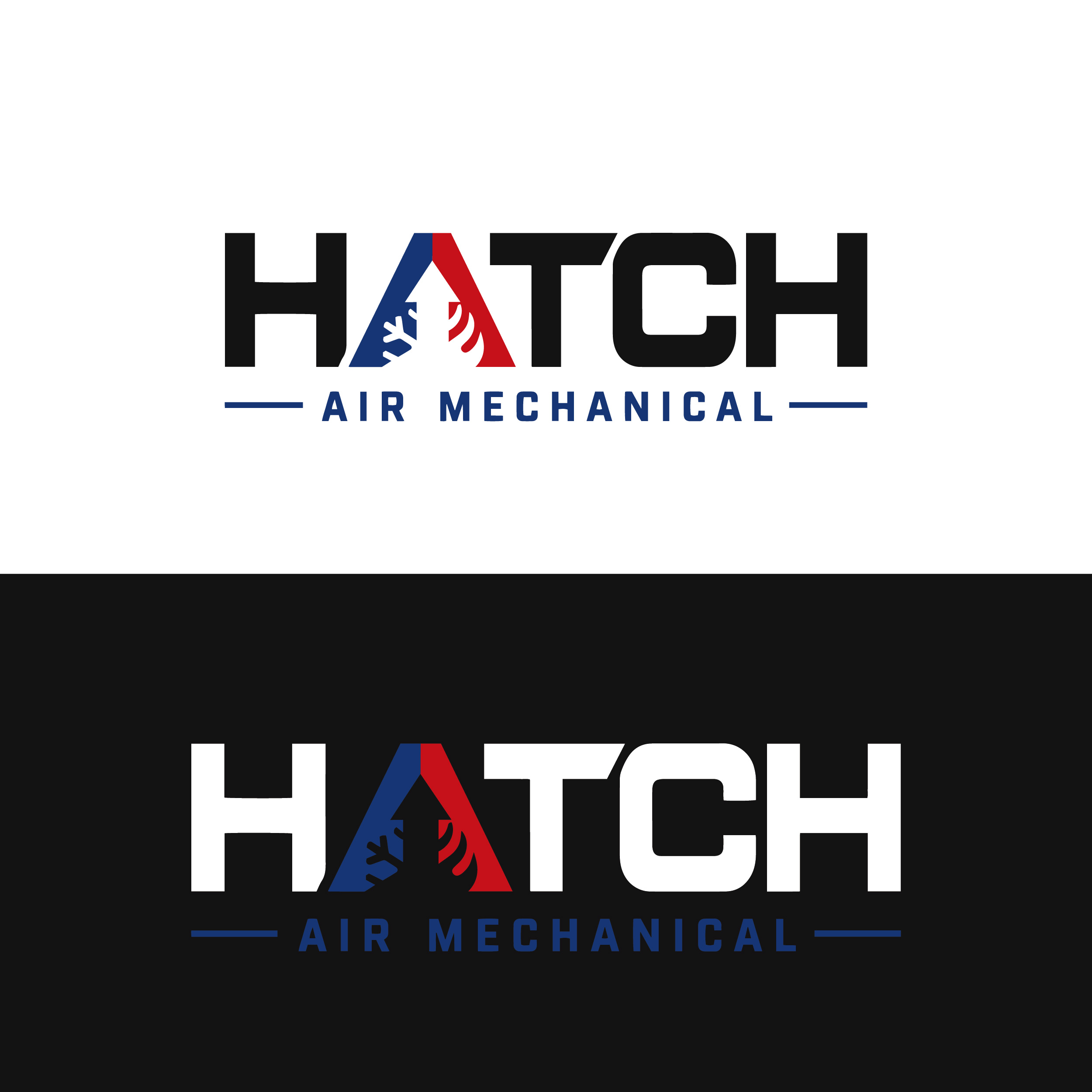 Logo Design by HSNYDesigns for Hatch Air Mechanical | Design #37644130