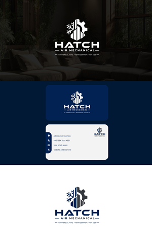 Logo Design by Annapoorna Design Co for Hatch Air Mechanical | Design: #37572078