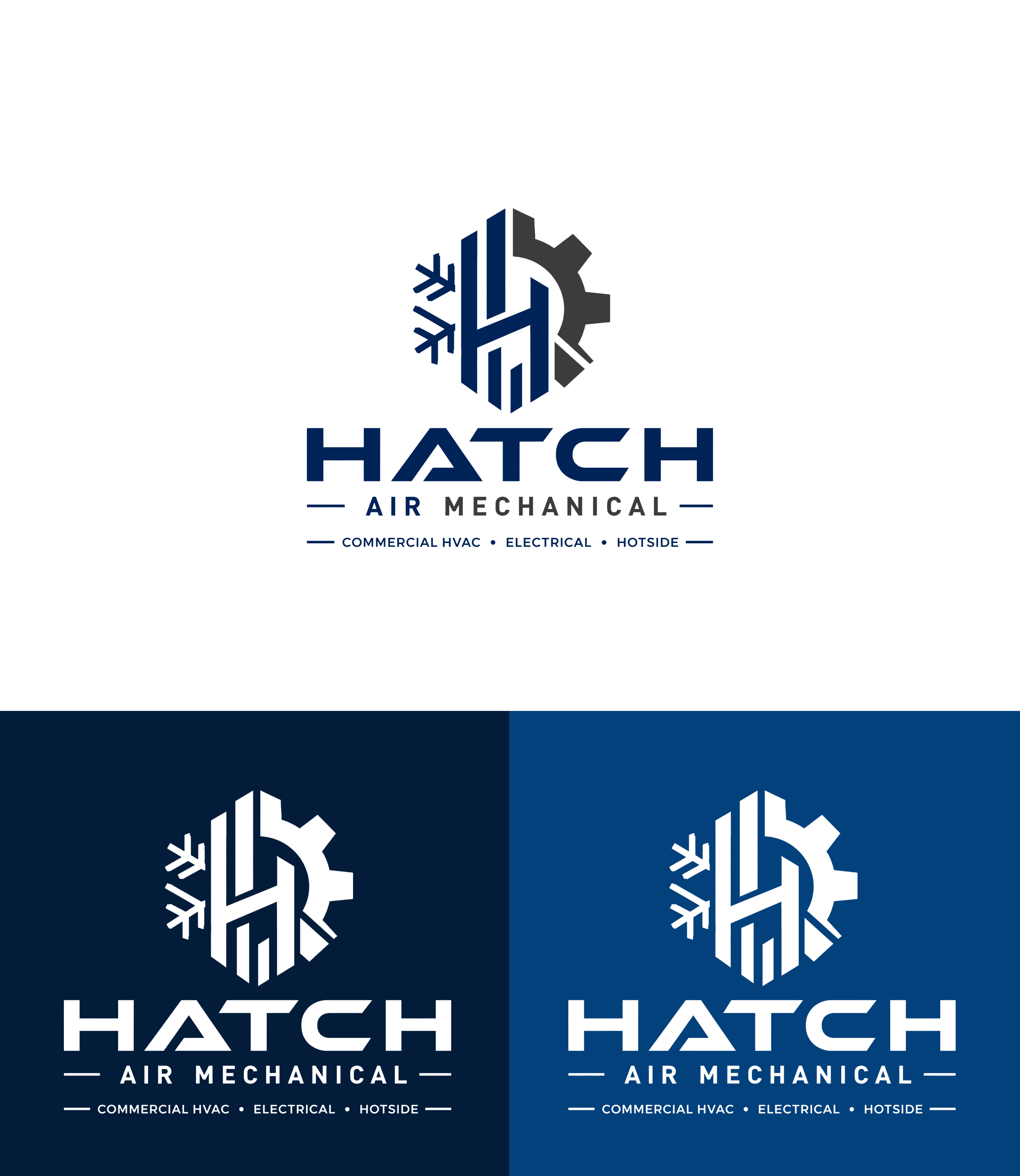 Logo Design by Nooren for Hatch Air Mechanical | Design #37554571