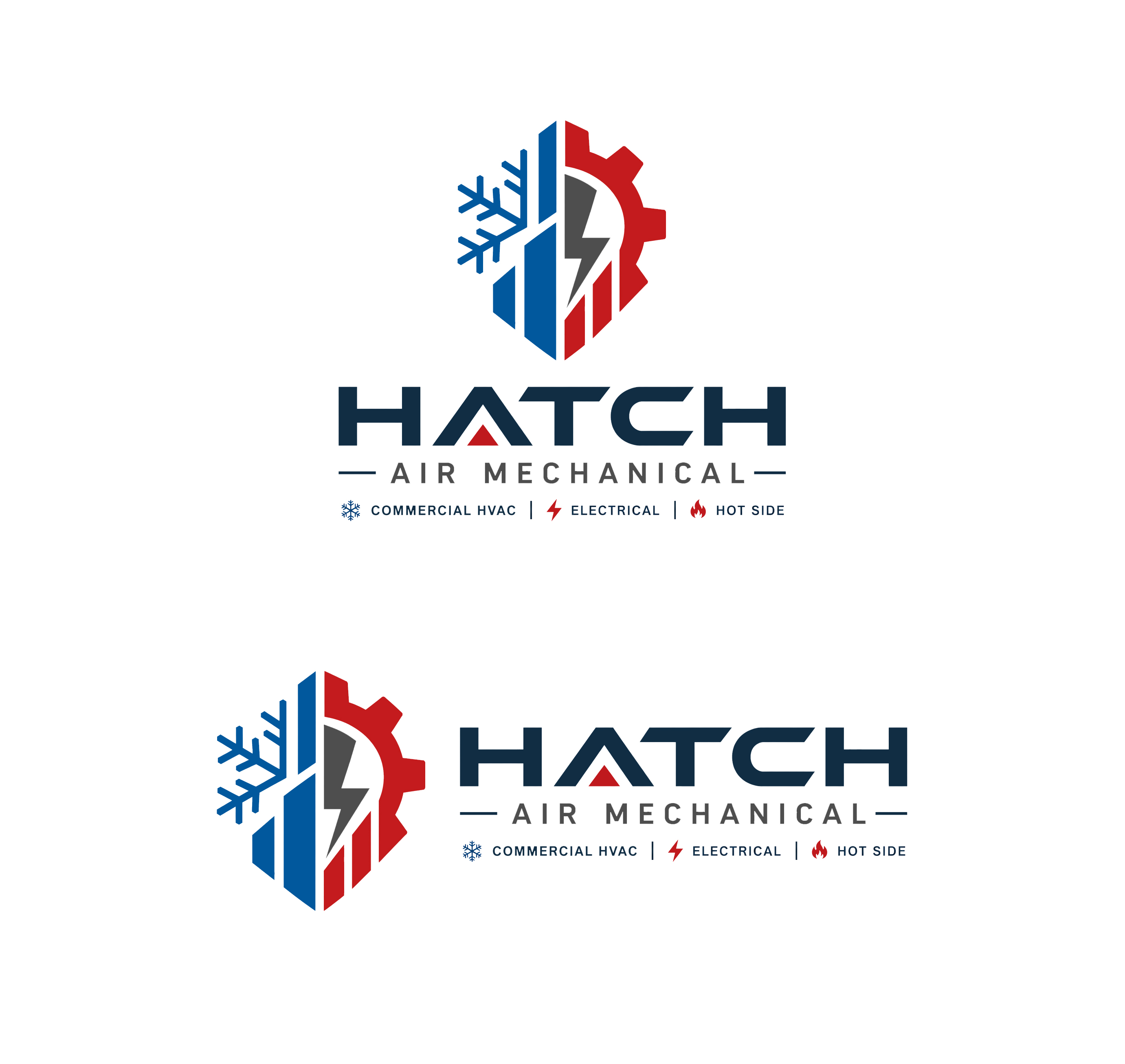 Logo Design by Nooren for Hatch Air Mechanical | Design #37554572