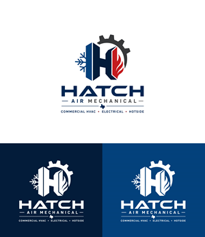 Logo Design by Nooren for Hatch Air Mechanical | Design: #37554573