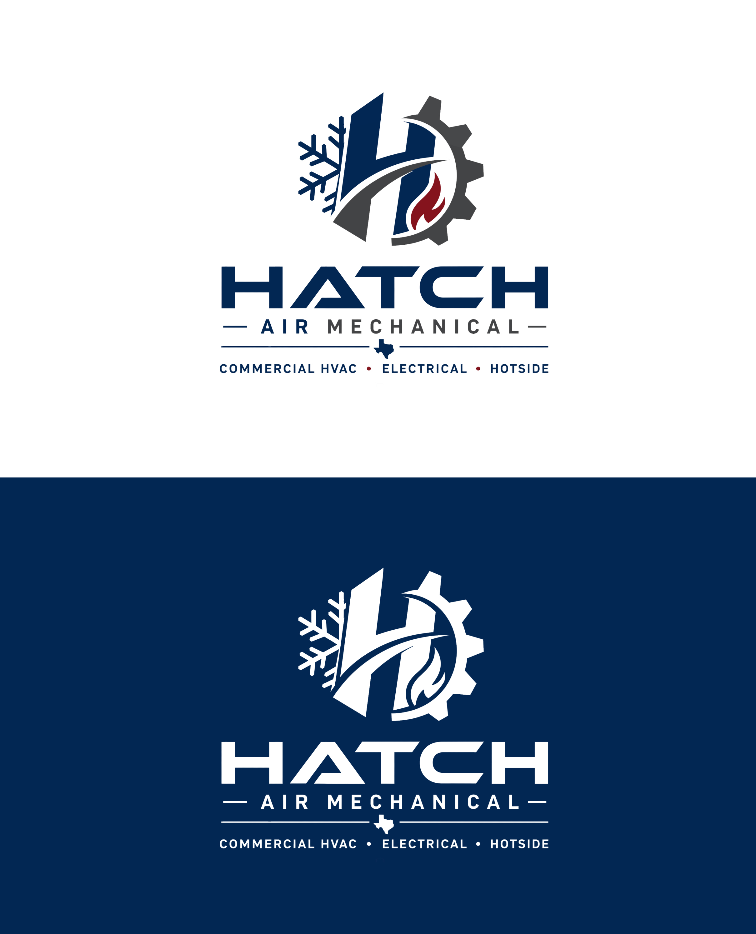 Logo Design by Marcos. for Hatch Air Mechanical | Design #37551087