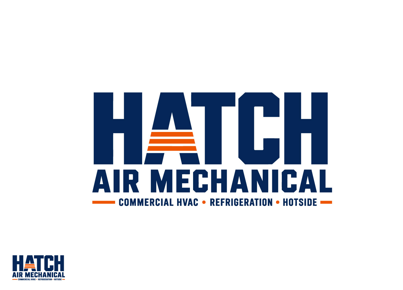Logo Design by LeonHart for Hatch Air Mechanical | Design #37651108