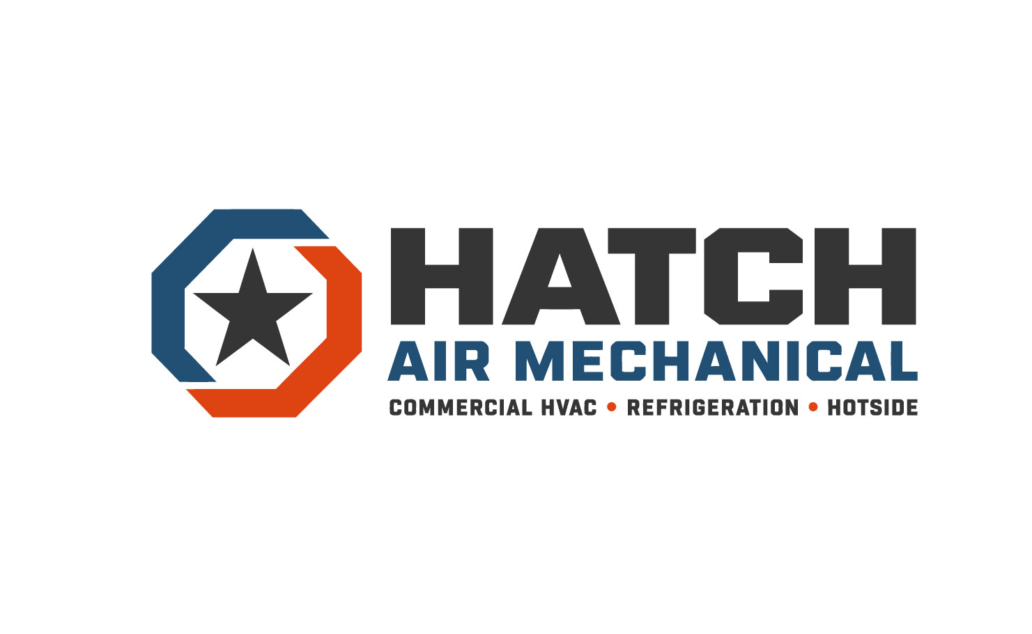 Logo Design by LeonHart for Hatch Air Mechanical | Design #37651109