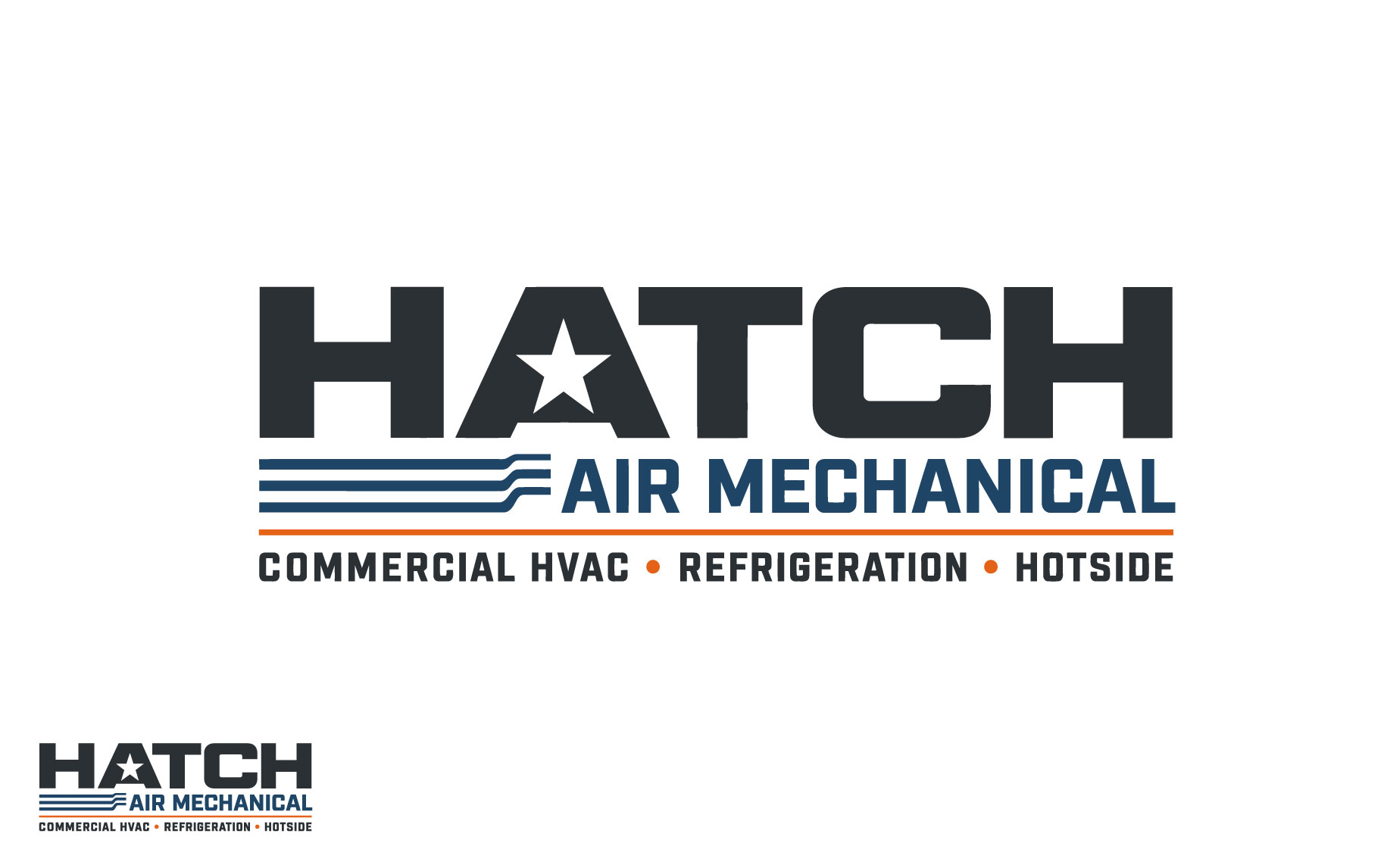 Logo Design by LeonHart for Hatch Air Mechanical | Design #37651110