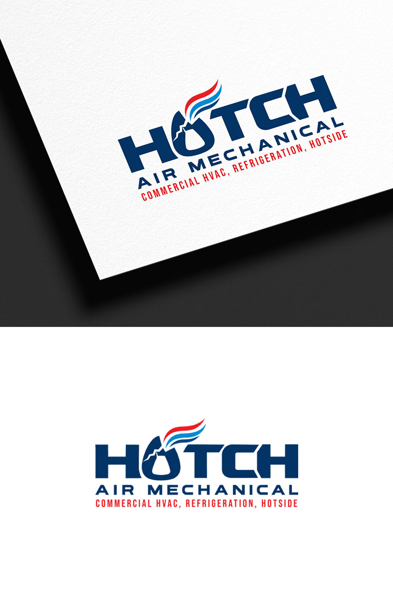 Logo Design by Z0omie99 for Hatch Air Mechanical | Design #37663646