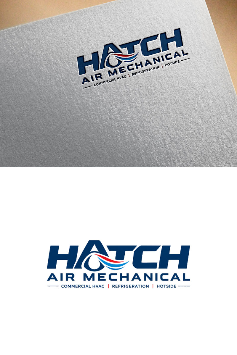 Logo Design by Z0omie99 for Hatch Air Mechanical | Design #37663647