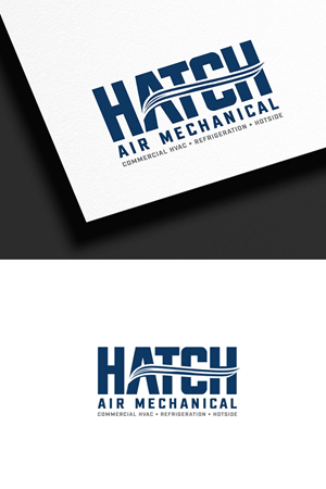 Logo Design by Z0omie99 for Hatch Air Mechanical | Design: #37663648