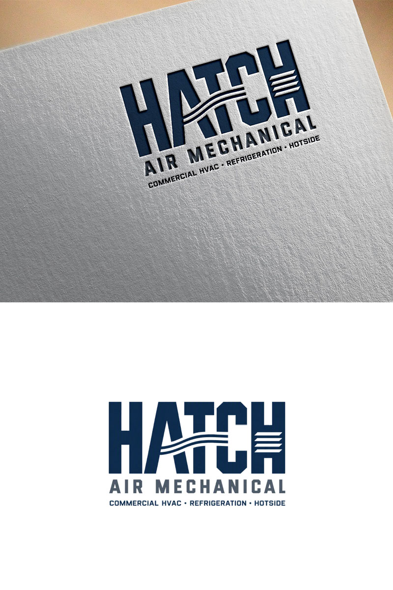 Logo Design by Z0omie99 for Hatch Air Mechanical | Design #37663649