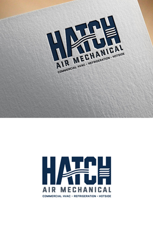Logo Design by Z0omie99 for Hatch Air Mechanical | Design: #37663649
