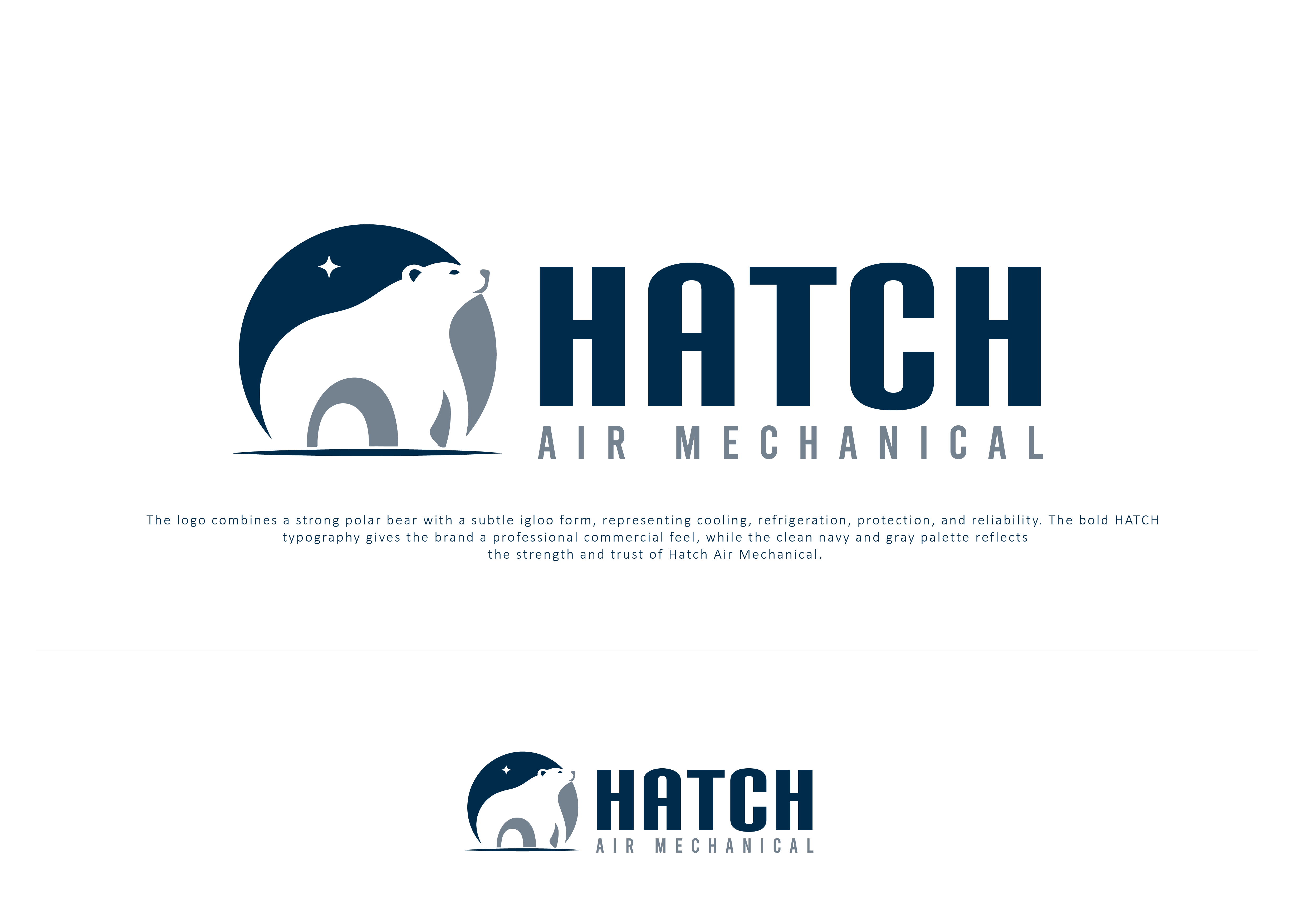 Logo Design by Mr Luca for Hatch Air Mechanical | Design #37664413