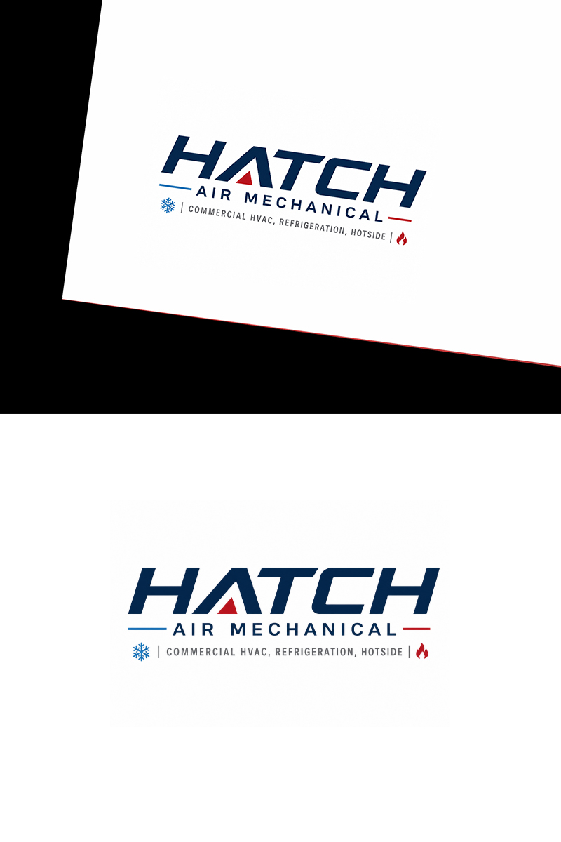 Logo Design by Pixello> for Hatch Air Mechanical | Design #37653928