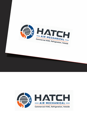 Logo Design by Pixello> for Hatch Air Mechanical | Design: #37653929