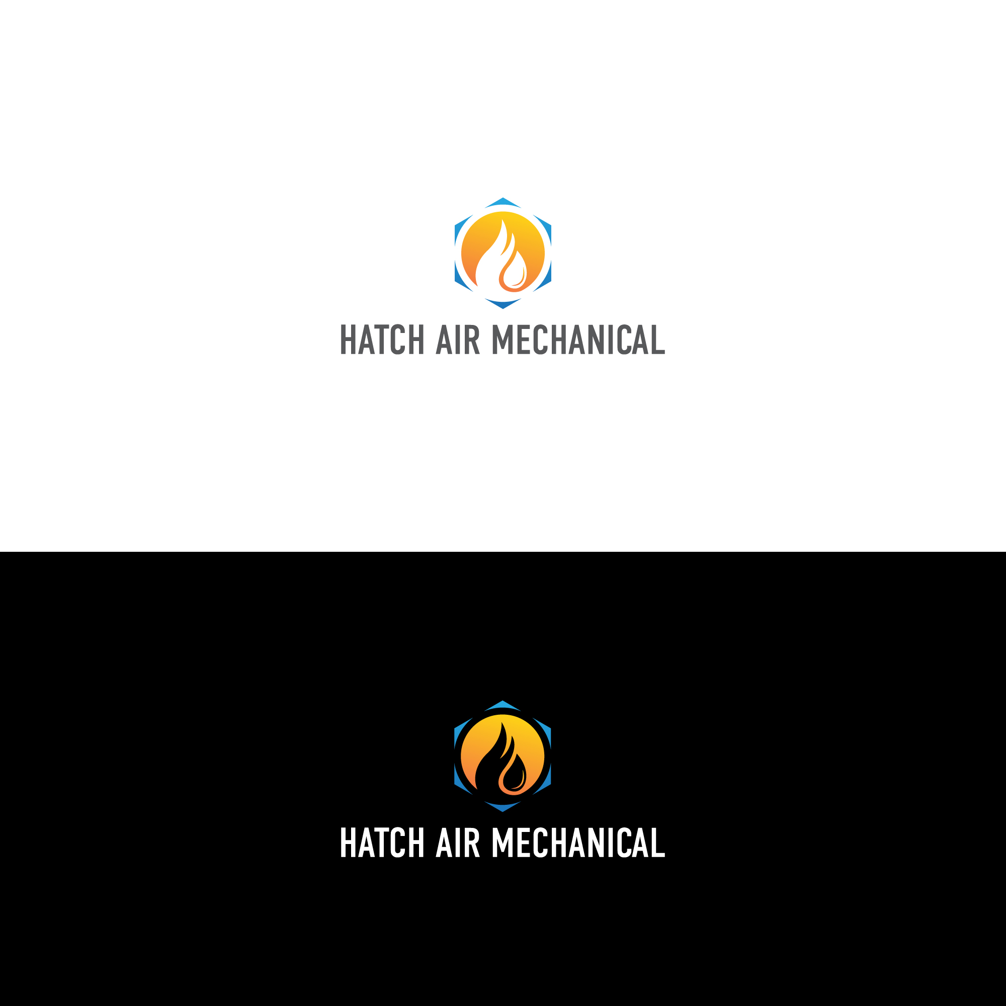 Logo Design by Deziners Zone for Hatch Air Mechanical | Design #37553863
