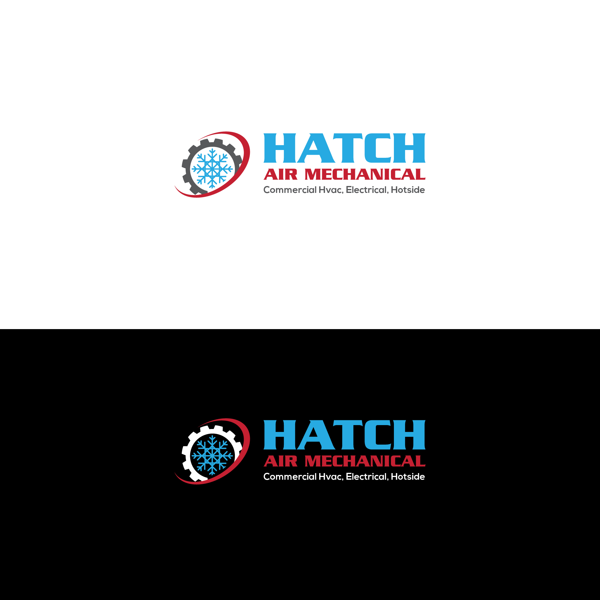 Logo Design by Deziners Zone for Hatch Air Mechanical | Design #37553864