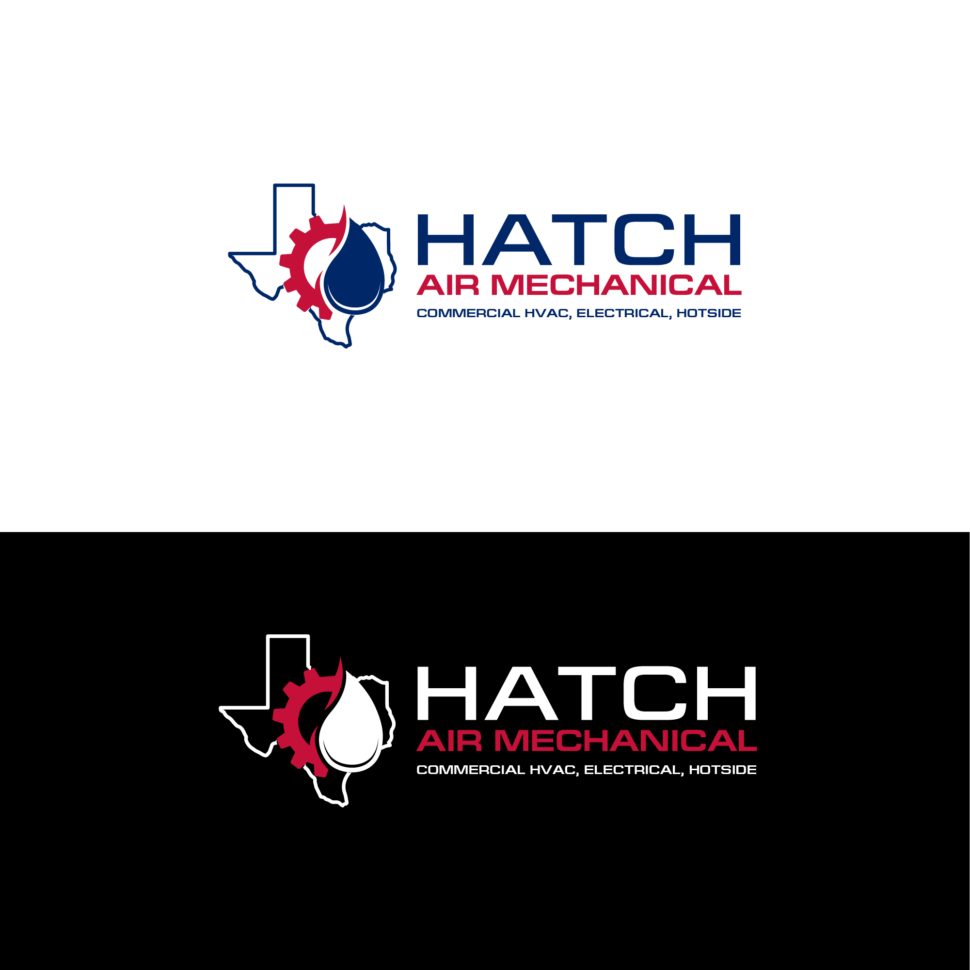 Logo Design by Deziners Zone for Hatch Air Mechanical | Design #37553865