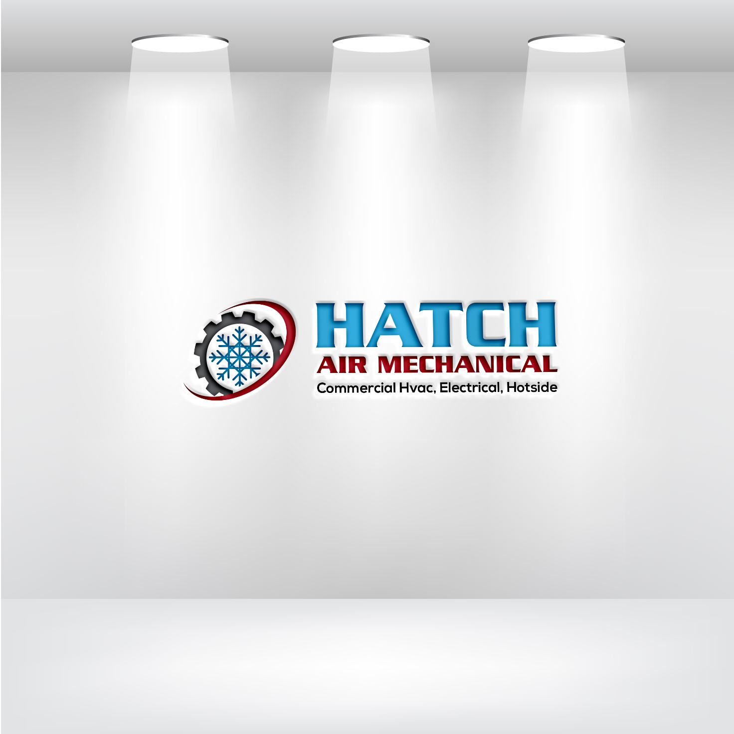 Logo Design by Deziners Zone for Hatch Air Mechanical | Design #37553868