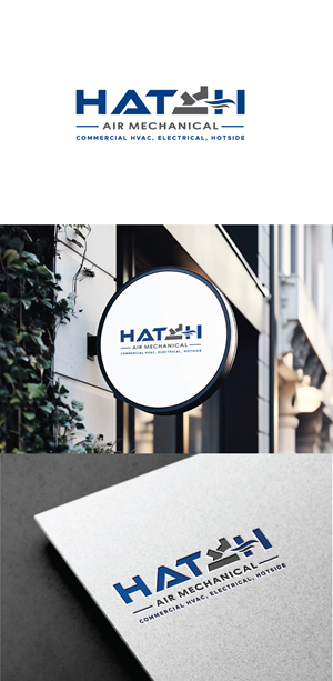 Logo Design by AbhishekkM'24 for Hatch Air Mechanical | Design: #37549090