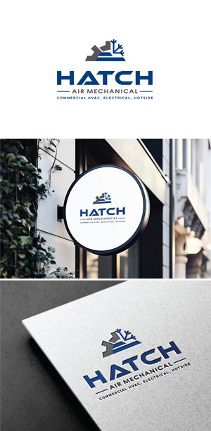 Logo Design by AbhishekkM'24 for Hatch Air Mechanical | Design: #37549091