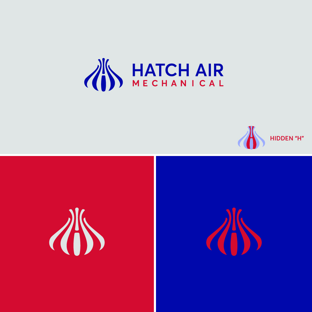 Logo Design by rubio0383 for Hatch Air Mechanical | Design #37652927