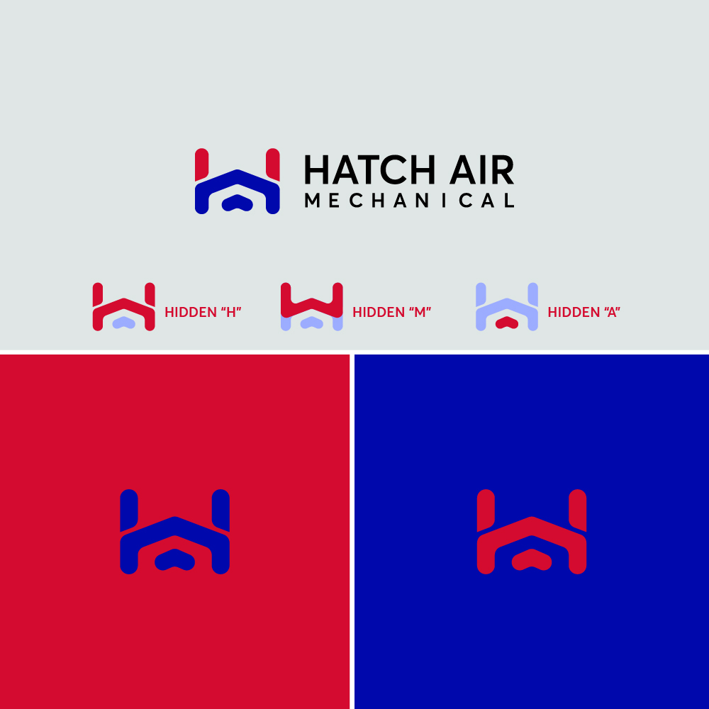 Logo Design by rubio0383 for Hatch Air Mechanical | Design #37658860