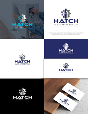 Logo Design by zebronicgraphic for Hatch Air Mechanical | Design: #37554627
