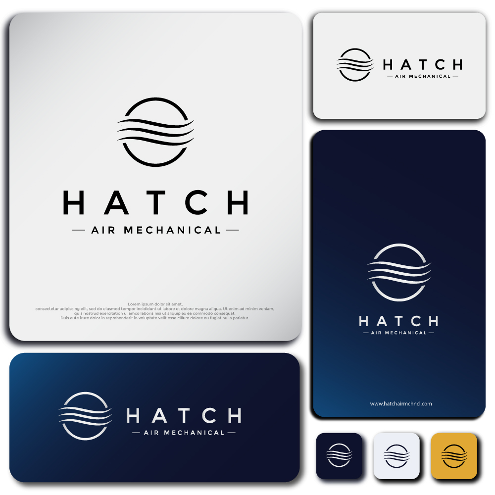 Logo Design by ipadipad for Hatch Air Mechanical | Design #37664879