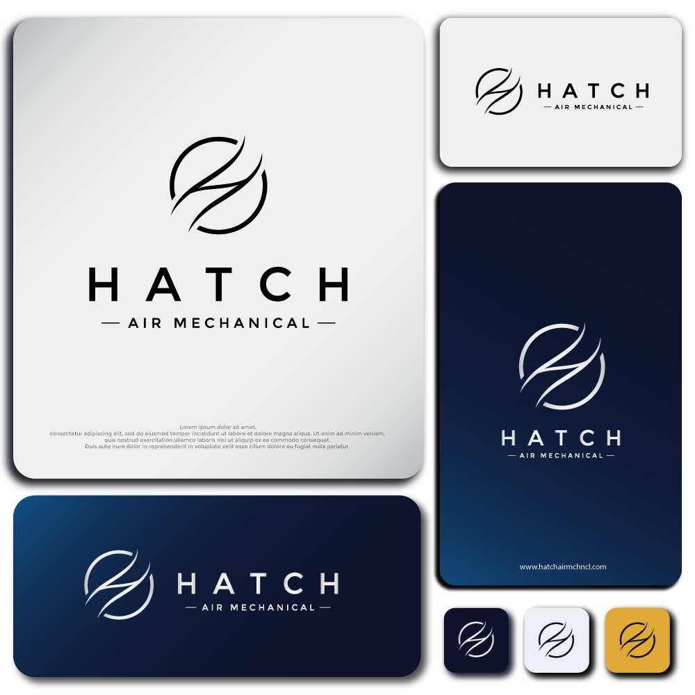 Logo Design by ipadipad for Hatch Air Mechanical | Design #37664900