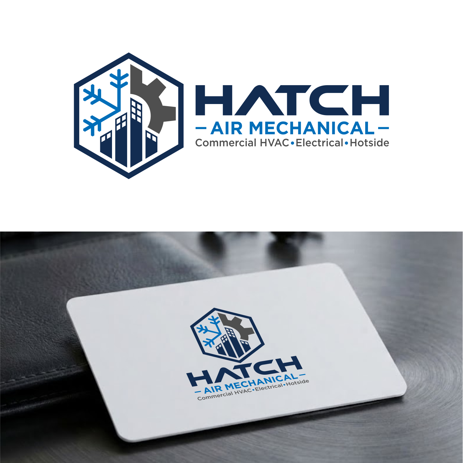 Logo Design by DigitalArt for Hatch Air Mechanical | Design #37571116