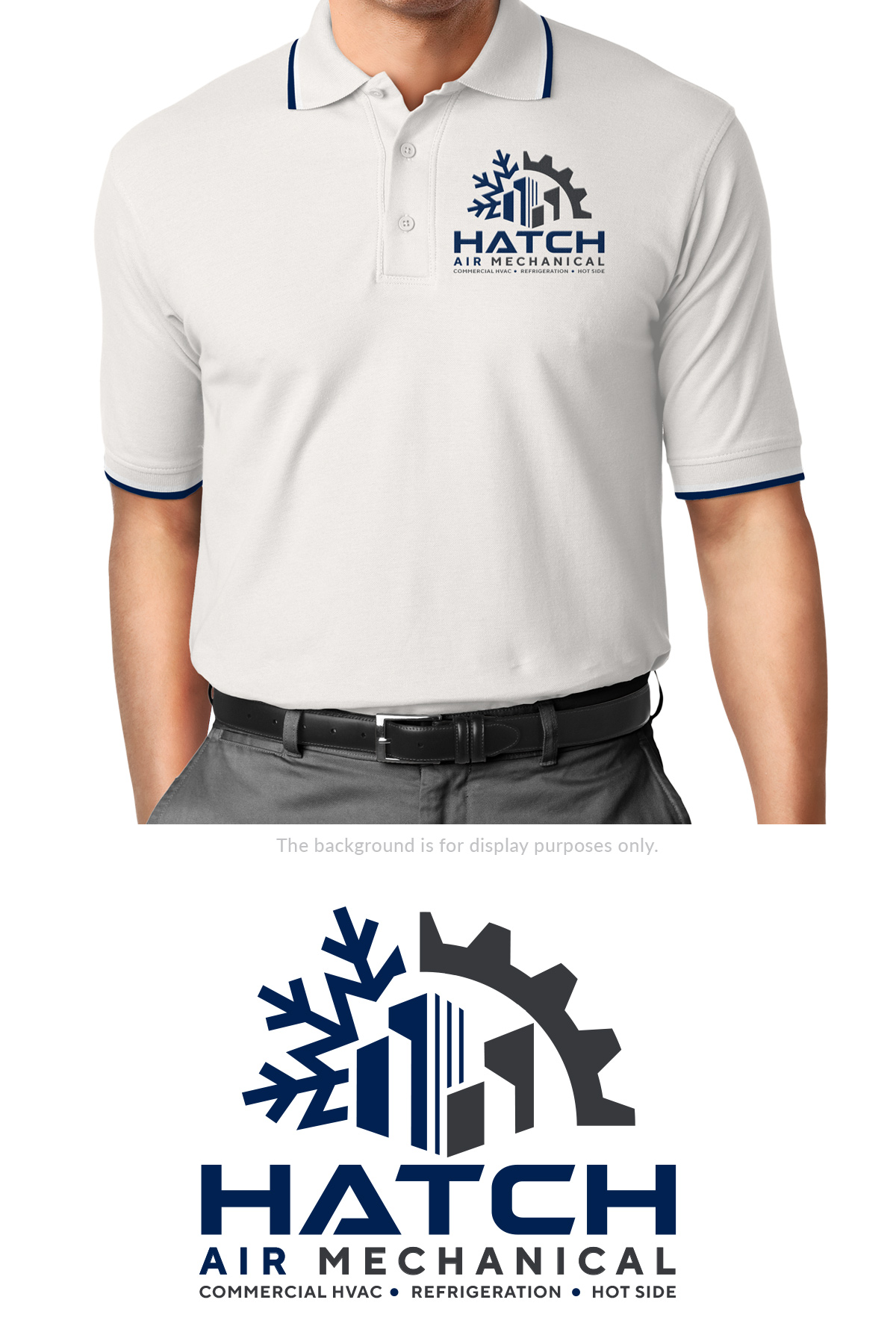 Logo Design by edwinnegz1 for Hatch Air Mechanical | Design #37641153