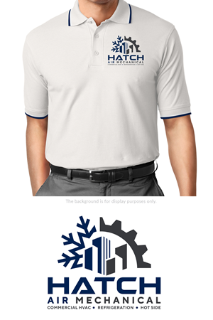 Logo Design by edwinnegz1 for Hatch Air Mechanical | Design: #37641153