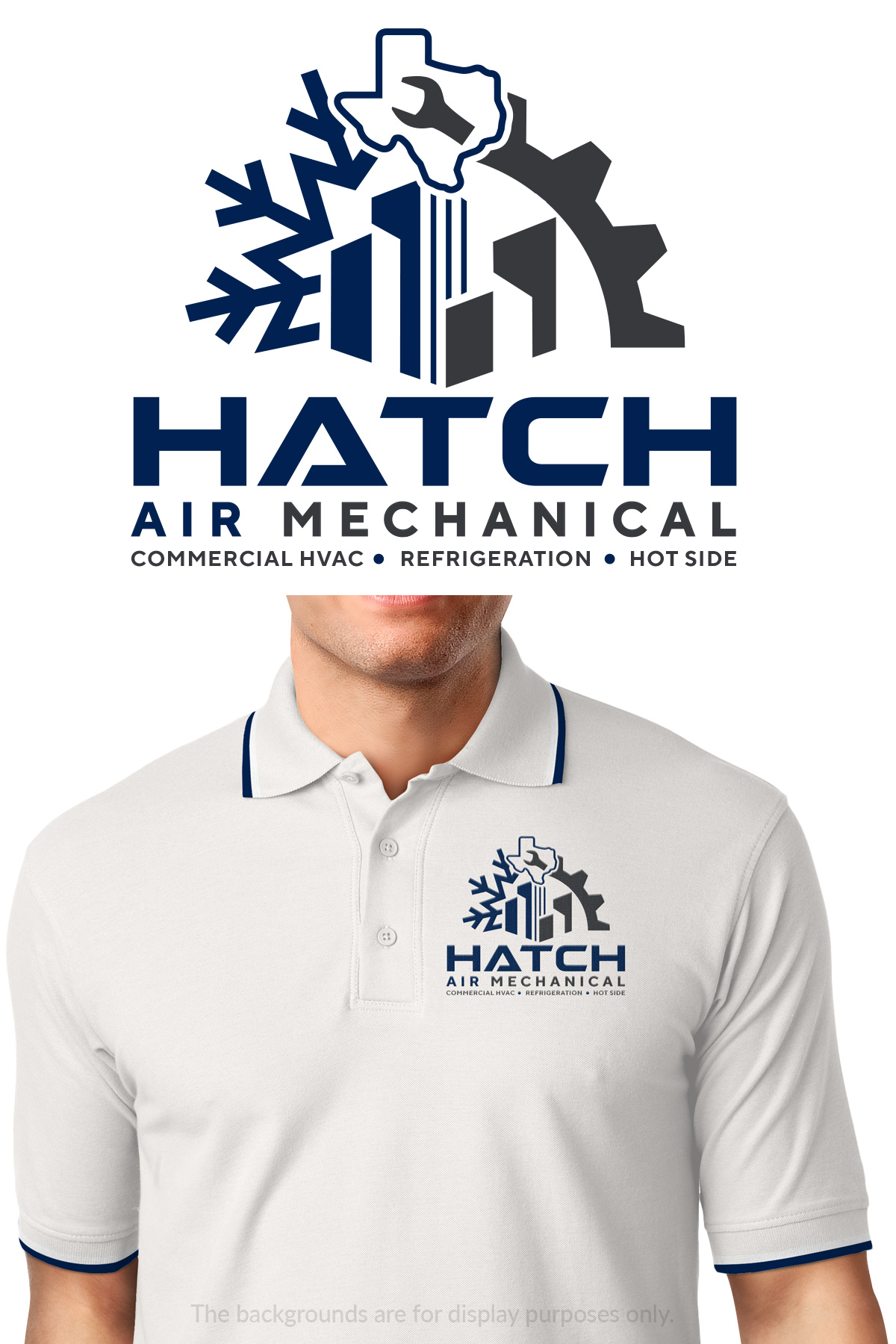 Logo Design by edwinnegz1 for Hatch Air Mechanical | Design #37646988