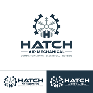 Logo Design by Ts Keepart for Hatch Air Mechanical | Design: #37551156