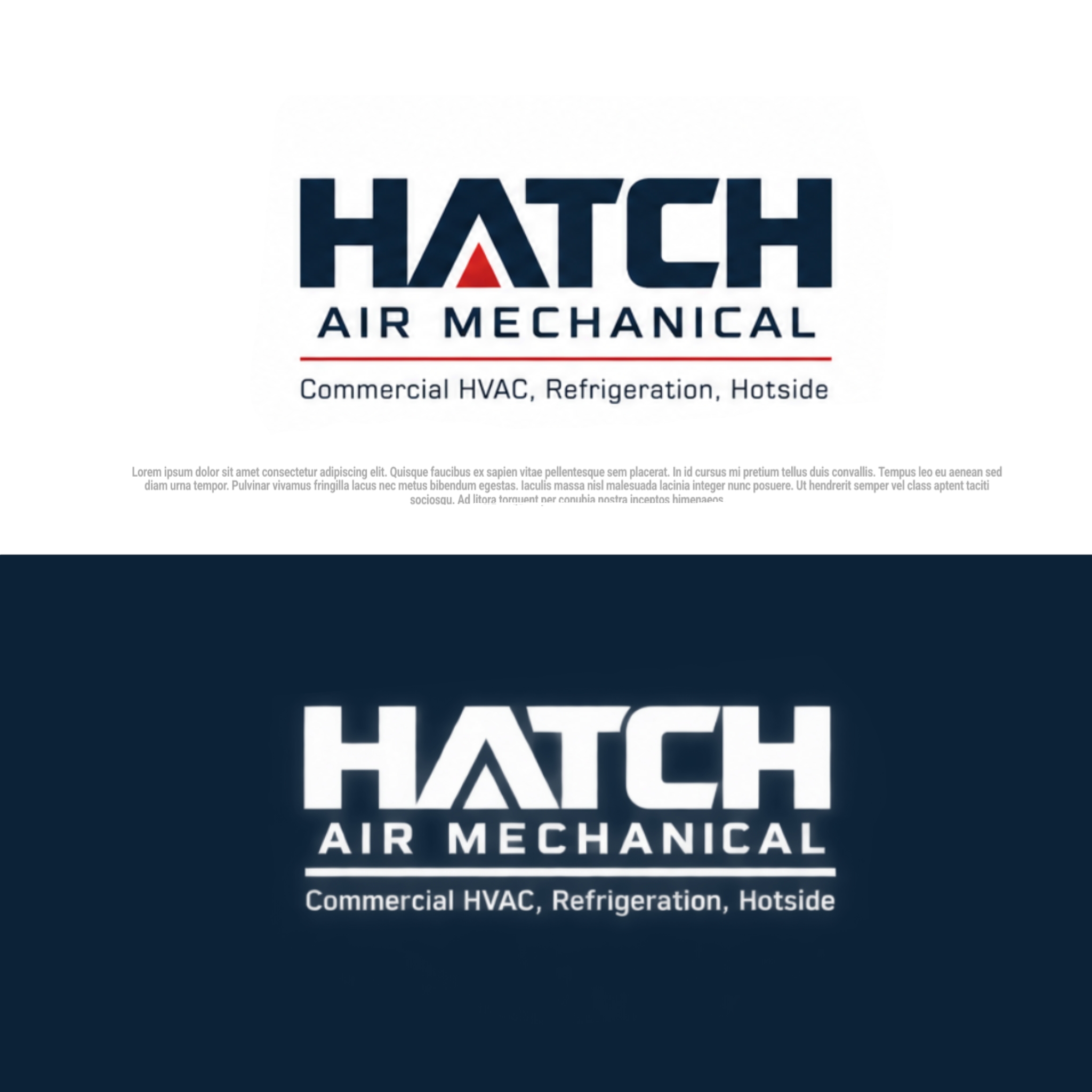 Logo Design by Alanmaulidan for Hatch Air Mechanical | Design #37660842