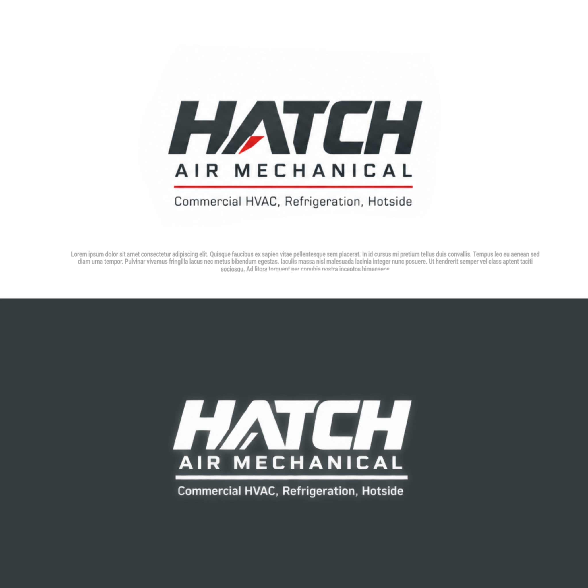 Logo Design by Alanmaulidan for Hatch Air Mechanical | Design #37660873