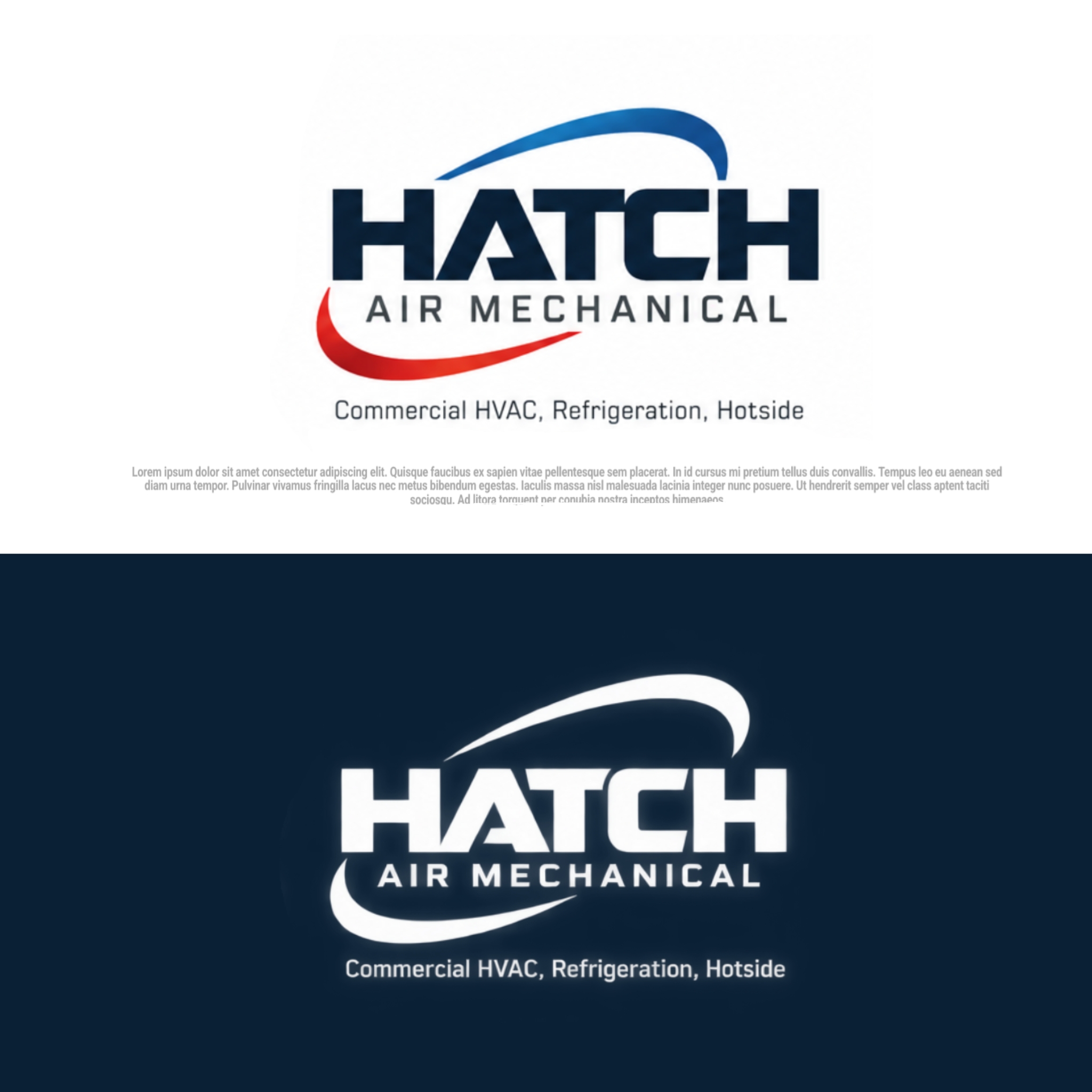 Logo Design by Alanmaulidan for Hatch Air Mechanical | Design: #37660900